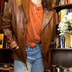 Brown Leather Jacket